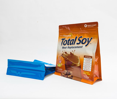 la parte inferior plana de 100g 250g empaqueta bolsos de encargo de empaquetado de la cerradura de la cremallera con Logo Ziplock