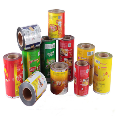 104 fruta Chips Plastic Food Wrap Film de la película del envase de plástico del micrón VMPET PE