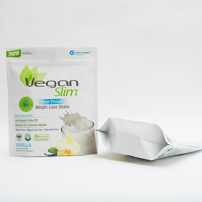 El acondicionamiento de los alimentos de 1.5LB 100m m empaqueta la bolsa plástica de alto valor proteico de 140 MIC Zip Lock Stand Up