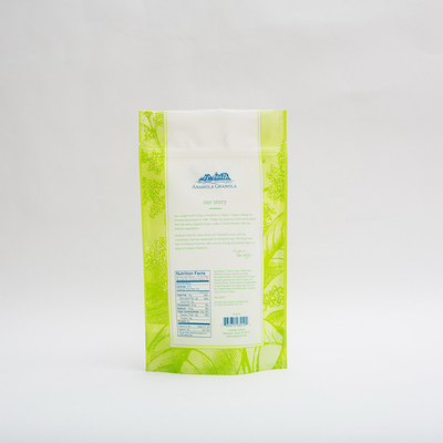 Las bolsas de plástico de encargo del Granola de 24OZ Anahola para el acondicionamiento de los alimentos de la bolsa de plástico de la comida