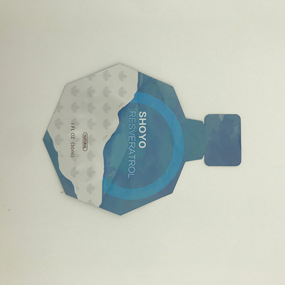 Bolsa plástica del octágono de forma irregular con los bolsos comerciales del acondicionamiento de los alimentos de la cremallera VMCPP
