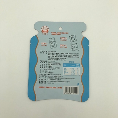De encargo de las nueces de VMPET formada empaqueta la cerradura plástica de la cremallera empaqueta con el OEM del logotipo