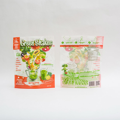 Fruta y verdura a prueba de humedad que empaqueta el bolso seco Ziplock del envase de plástico de la fruta
