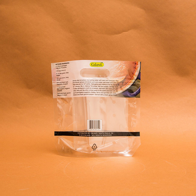 bolsos de empaquetado OPP CPP de la fruta y verdura seca del PA de 80m m con la cremallera