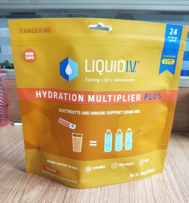 La aduana reciclable 100% del acondicionamiento de los alimentos de la bolsa del PE 7.9OZ imprimió bolsos que se puede volver a sellar de la comida