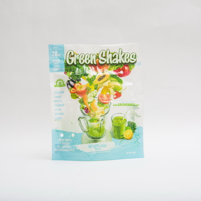 Fruta y verdura de los micrones 15OZ que empaqueta la bolsa de la situación de la cerradura de la cremallera de 80m m