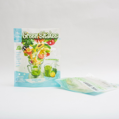 Fruta y verdura de los micrones 15OZ que empaqueta la bolsa de la situación de la cerradura de la cremallera de 80m m