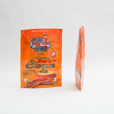 Los bolsos del envase de plástico de 105 micrones 16OZ se levantan las bolsas para el acondicionamiento de los alimentos