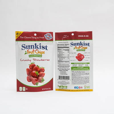 80m m que el mate OPV se coloca encima de bolsa de la cerradura de la cremallera imprimieron el bolso seco plástico del embalaje de la fruta 0.8oz