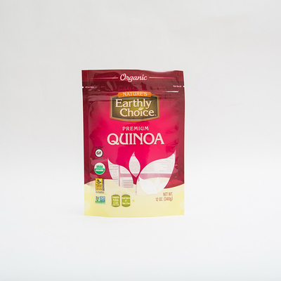 Soporte de la quinoa 12OZ encima del fotograbado de la bolsa que imprime el pequeño empaquetado de la bolsa plástica