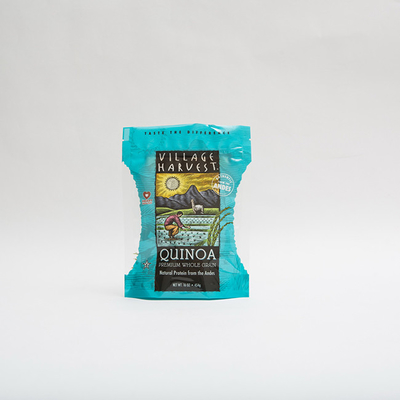la quinoa de 10oz PET12 siembra bolsos del acondicionamiento de los alimentos con la impresión clara del fotograbado de la ventana