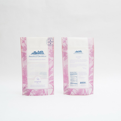 bolsa plástica de la cerradura de la cremallera del embalaje de 6 colores de los bolsos del acondicionamiento de los alimentos del Granola 24oz