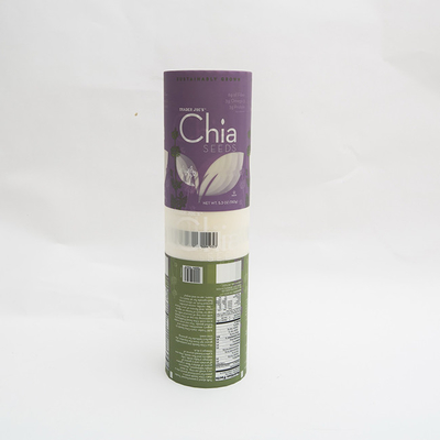 8.5oz Chia Seeds Printed Shrink Wrap que empaqueta el acondicionamiento de los alimentos antimicrobiano flexible de las películas