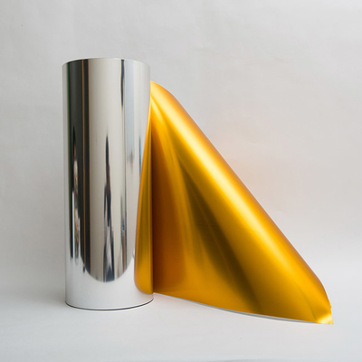 película de oro de 422m m Thermoforming para el envoltorio de plástico del embalaje de la salchicha de la carne del paquete de la piel