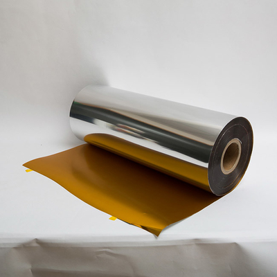 película de oro de 422m m Thermoforming para el envoltorio de plástico del embalaje de la salchicha de la carne del paquete de la piel