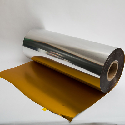 película de oro de 422m m Thermoforming para el envoltorio de plástico del embalaje de la salchicha de la carne del paquete de la piel