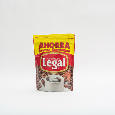 soporte impreso de encargo de empaquetado de la cremallera de los bolsos del café 175g encima de las bolsas para los granos de café