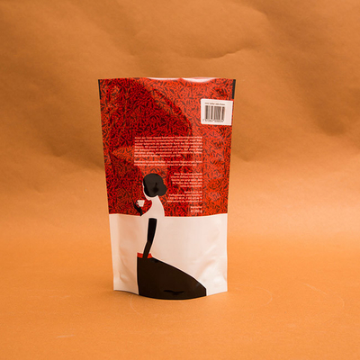 el café de 500g 1000g se levanta los bolsos de café plásticos de las bolsas PA15 para las habas del café molido