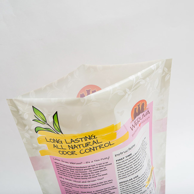 cremallera de 6.7lb Cat Stand Up Pouch Without ningunos bolsos de Hang Hole Resealable Dog Treat