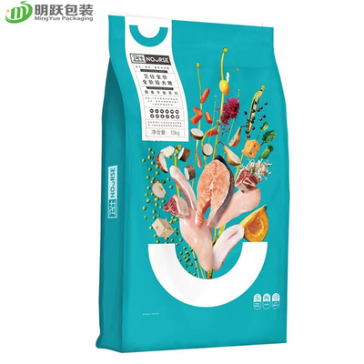 20kg 160 micrones del alimento para animales del bolso VMPET de bolsa lateral de empaquetado del escudete con la cremallera